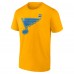 St. Louis Blues Fanatics Gold Primary Logo T-Shirt
