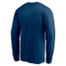 Seattle Kraken Fanatics Deep Sea Blue Block Party Long Sleeve T-Shirt