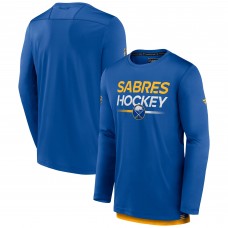 Футболка с длинным рукавом Buffalo Sabres Fanatics Royal Authentic Pro Tech