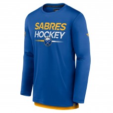 Футболка с длинным рукавом Buffalo Sabres Fanatics Royal Authentic Pro Tech