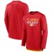 Calgary Flames Fanatics Red Authentic Pro Tech Long Sleeve T-Shirt