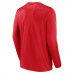 Calgary Flames Fanatics Red Authentic Pro Tech Long Sleeve T-Shirt