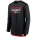 Футболка с длинным рукавом New Jersey Devils Fanatics Black Authentic Pro Tech