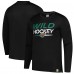 Футболка с длинным рукавом Minnesota Wild Fanatics Black Authentic Pro Tech