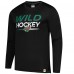 Футболка с длинным рукавом Minnesota Wild Fanatics Black Authentic Pro Tech