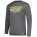 Футболка с длинным рукавом Pittsburgh Penguins Fanatics Gray Authentic Pro Tech
