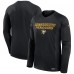 Футболка с длинным рукавом Pittsburgh Penguins Fanatics Black Authentic Pro Rink Tech Raglan
