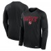 Футболка с длинным рукавом New Jersey Devils Fanatics Black Authentic Pro Rink Tech Raglan