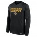 Футболка с длинным рукавом Boston Bruins Fanatics Black Authentic Pro Rink Tech Raglan