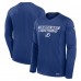 Футболка Tampa Bay Lightning Fanatics Blue Authentic Pro Rink Tech Raglan Long Sleeve