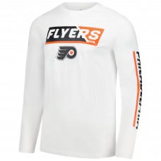 Футболка с длинным рукавом Philadelphia Flyers Fanatics White