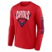 Washington Capitals Fanatics Red Headline Long Sleeve T-Shirt