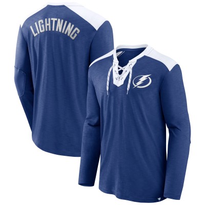 Футболка Tampa Bay Lightning Fanatics Blue Iconic Exclusive Long Sleeve
