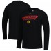 Футболка с длинным рукавом Chicago Blackhawks Fanatics Black Authentic Pro Primary Logo