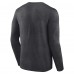 Футболка с длинным рукавом New Jersey Devils Fanatics Heather Charcoal Authentic Pro Practice