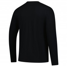 Футболка с длинным рукавом Minnesota Wild Fanatics Black Authentic Pro Practice