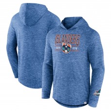 New York Islanders Fanatics Heather Royal Slub Pullover Hoodie