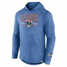 New York Islanders Fanatics Heather Royal Slub Pullover Hoodie