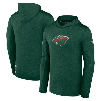 Толстовка Minnesota Wild Fanatics Green Authentic Pro Lightweight