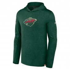 Толстовка Minnesota Wild Fanatics Green Authentic Pro Lightweight