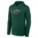 Толстовка Minnesota Wild Fanatics Green Authentic Pro Lightweight