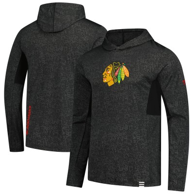 Толстовка Chicago Blackhawks Fanatics Black Authentic Pro Lightweight