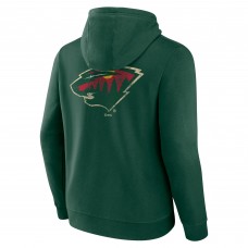 Толстовка Minnesota Wild Fanatics Green Distressed Logo Fleece