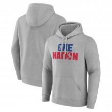 St. Louis Blues St. Louis Cardinals Fanatics Gray One Nation Pullover Hoodie