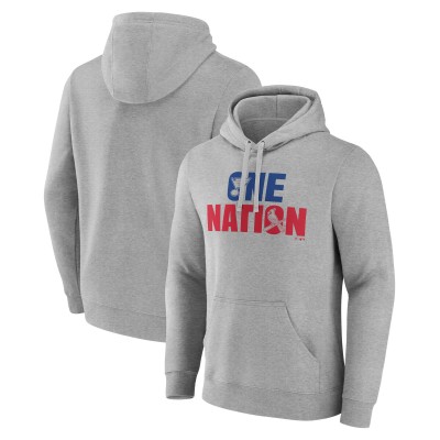 St. Louis Blues St. Louis Cardinals Fanatics Gray One Nation Pullover Hoodie