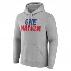 St. Louis Blues St. Louis Cardinals Fanatics Gray One Nation Pullover Hoodie