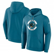 Толстовка San Jose Sharks Fanatics Teal Authentic Pro Secondary