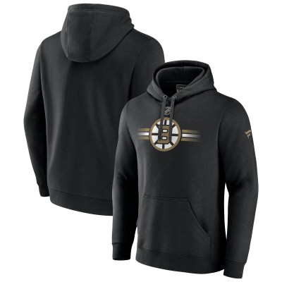 Толстовка Boston Bruins Fanatics Black Secondary Logo