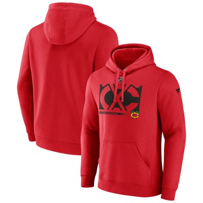Толстовка Chicago Blackhawks Fanatics Red Fleece