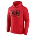 Толстовка Chicago Blackhawks Fanatics Red Fleece