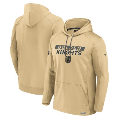 Толстовка Vegas Golden Knights Fanatics Gold Authentic Pro Alternate Fleece