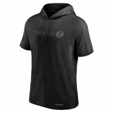 Футболка с капюшоном Tampa Bay Lightning Fanatics Black Authentic Pro Road