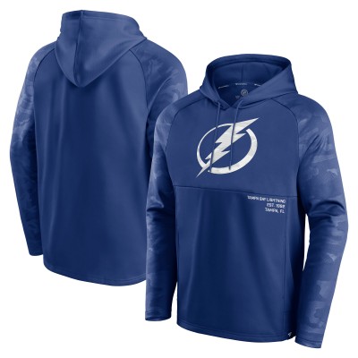 Толстовка Tampa Bay Lightning Fanatics Blue Shade Defender Raglan