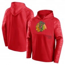 Толстовка Chicago Blackhawks Fanatics Red Shade Defender Raglan