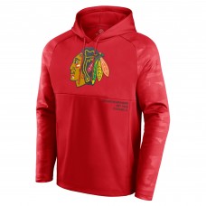 Толстовка Chicago Blackhawks Fanatics Red Shade Defender Raglan