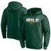 Толстовка Minnesota Wild Fanatics Green Block Party Elevate Play Fleece