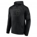 Calgary Flames Fanatics Black Ice Defender Raglan Pullover Hoodie