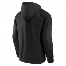 Толстовка San Jose Sharks Fanatics Black Ice Defender Raglan