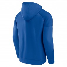 St. Louis Blues Fanatics Royal Iconic Defender Raglan Pullover Hoodie
