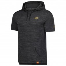 Футболка с капюшоном Anaheim Ducks Fanatics Heather Charcoal Authentic Pro