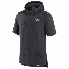 San Jose Sharks Fanatics Heather Charcoal Authentic Pro Pullover Hoodie San Jose Sharks Fanatics Heather Charcoal Authentic Pro Pullover Hoodie