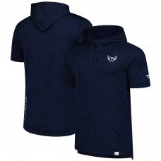 Футболка с капюшоном Washington Capitals Fanatics Heather Navy Authentic Pro