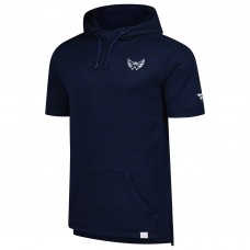 Футболка с капюшоном Washington Capitals Fanatics Heather Navy Authentic Pro