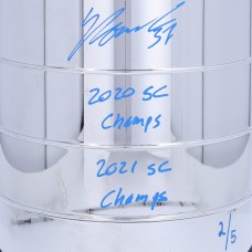 Yanni Gourde Tampa Bay Lightning Autographed Fanatics Authentic 2 Replica Stanley Cup with Multiple Inscriptions - Signed in Blue - Limited Edition of 5