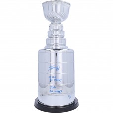 Yanni Gourde Tampa Bay Lightning Autographed Fanatics Authentic 2 Replica Stanley Cup with Multiple Inscriptions - Signed in Blue - Limited Edition #5/5
