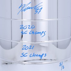 Yanni Gourde Tampa Bay Lightning Autographed Fanatics Authentic 2 Replica Stanley Cup with Multiple Inscriptions - Signed in Blue - Limited Edition #5/5